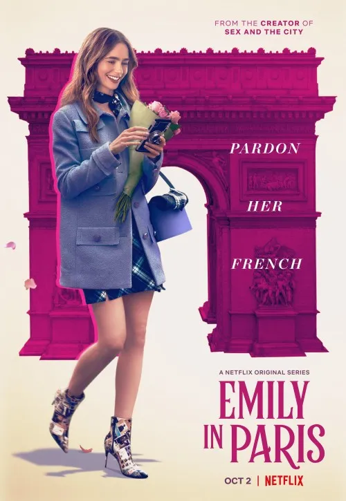 Plakat: Emily w Paryżu