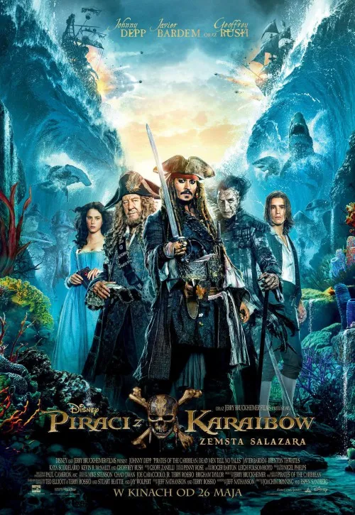 Plakat: Piraci z Karaibów: Zemsta Salazara
