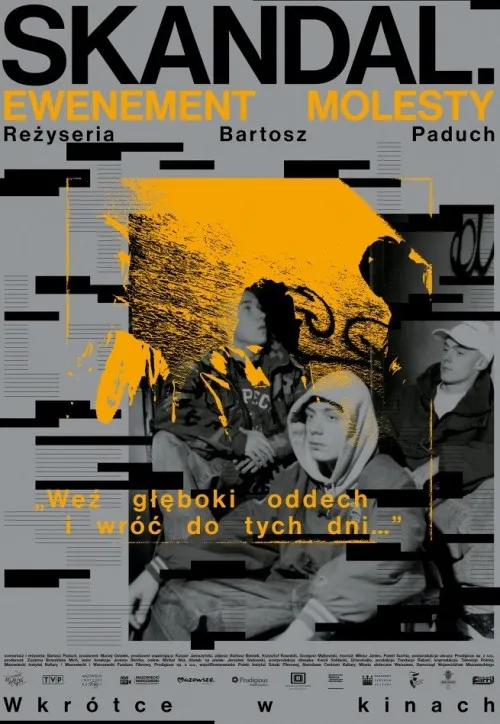 Plakat: Skandal. Ewenement Molesty