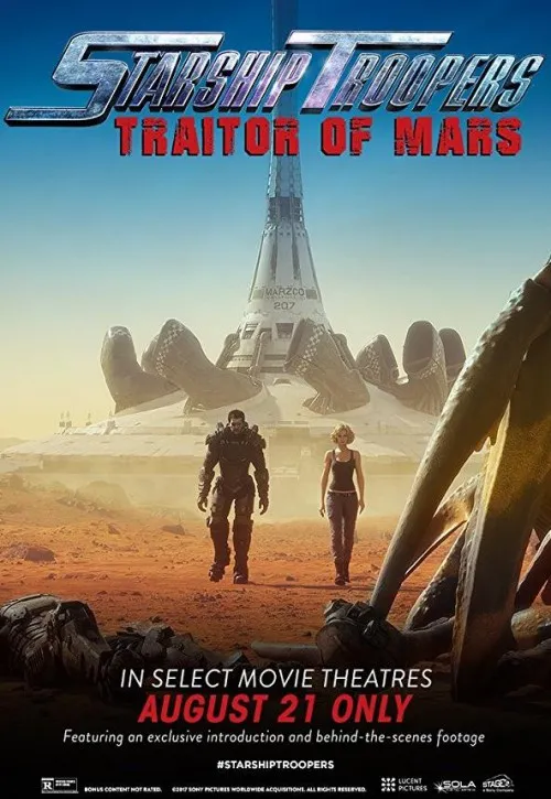 Plakat: Żołnierze kosmosu: Zdrada na Marsie