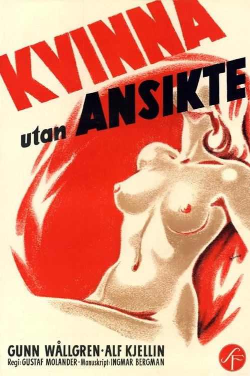 Plakat: Kobieta bez twarzy