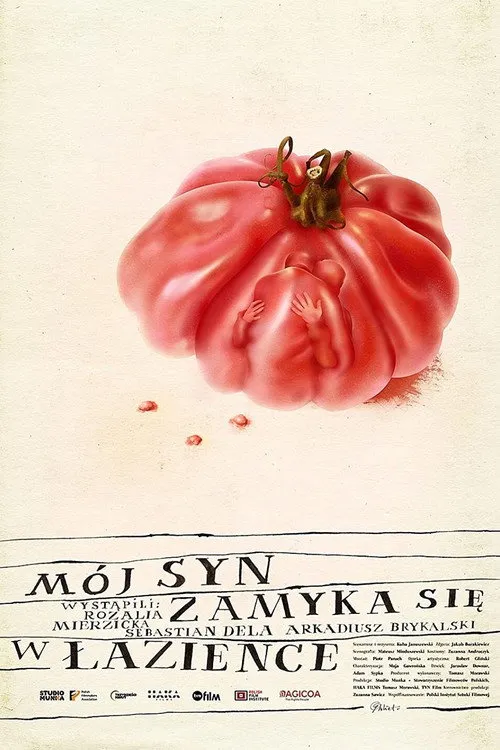 Plakat filmu Mój syn zamyka się w łazience