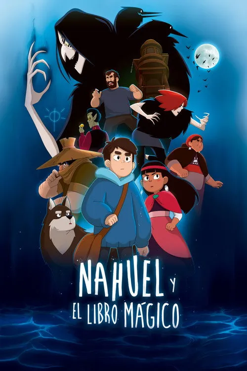 Plakat: Nahuel i magiczna księga