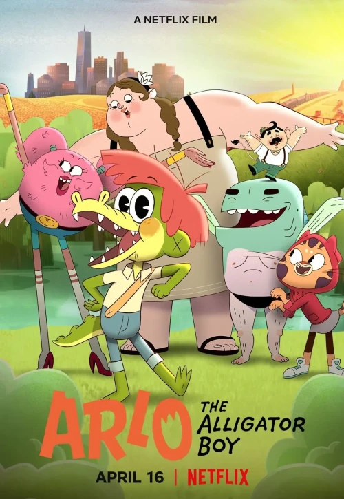 Plakat: Arlo – chłopiec-aligator
