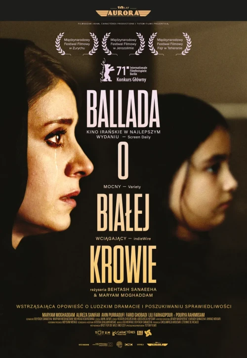 Plakat: Ballada o białej krowie