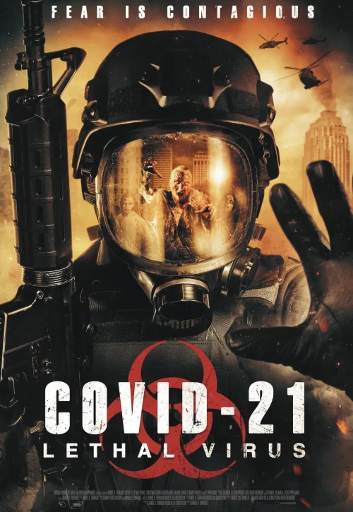 Plakat: Covid-21: Śmiertelny wirus