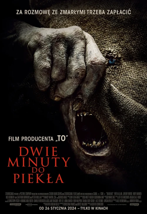 Plakat: Dwie minuty do piekła