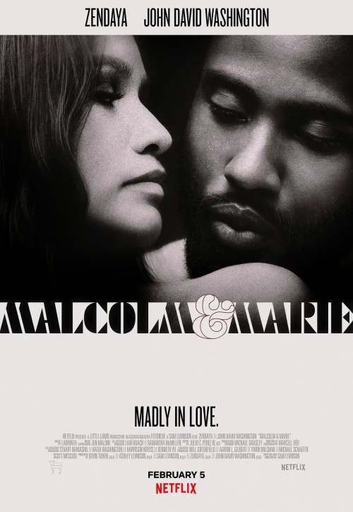 Plakat: Malcolm i Marie