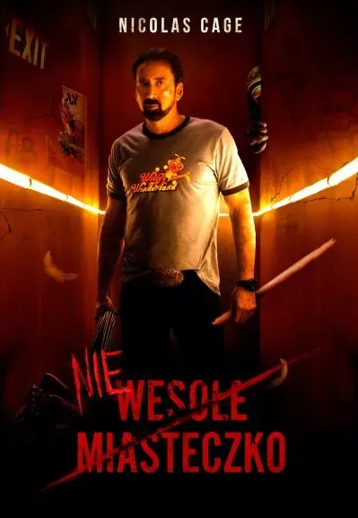 Plakat: Niewesołe miasteczko