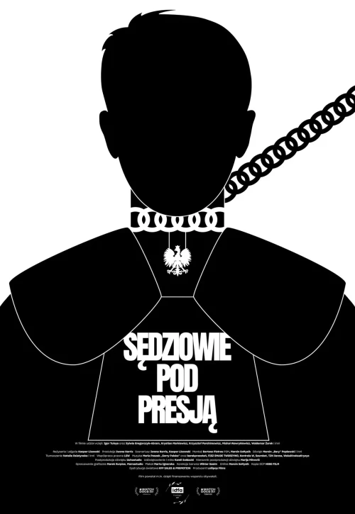 Plakat: Sędziowie pod presją
