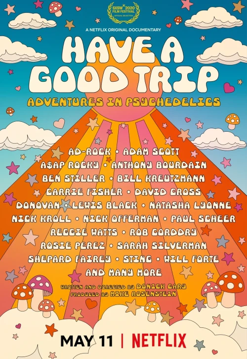 Plakat: Życzymy udanej jazdy: Psychodeliczne przygody