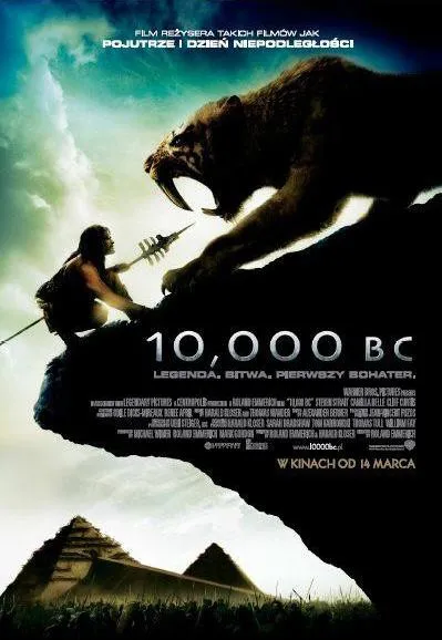 Plakat: 10,000 BC: Prehistoryczna legenda
