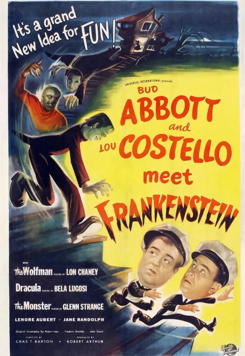 Plakat: Abbott i Costello spotykają Frankensteina