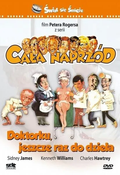 Plakat: Cała naprzód: Doktorku, jeszcze raz do dzieła!