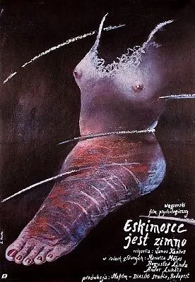 Plakat: Eskimosce jest zimno