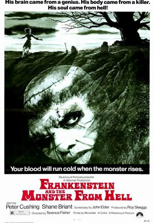 Plakat: Frankenstein i potwór z piekła