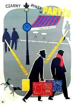 Plakat: Czarny rynek w Paryżu