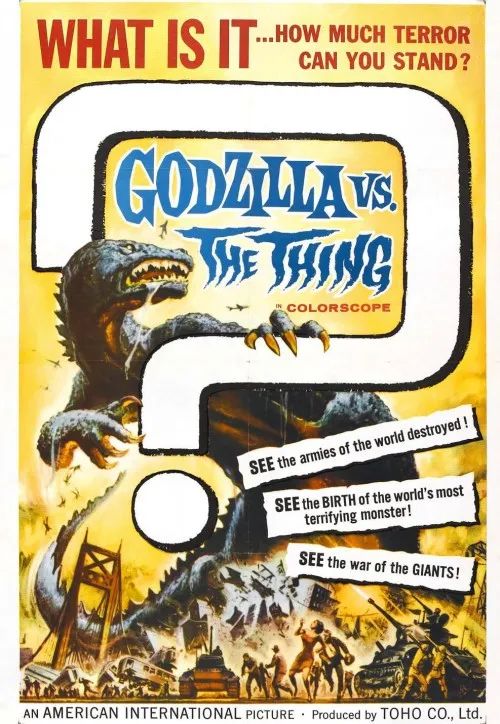 Plakat: Mothra kontra Godzilla