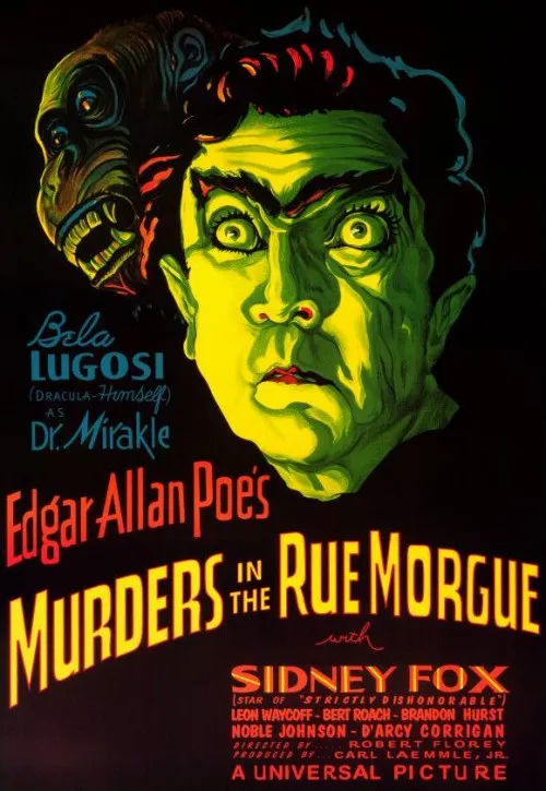 Plakat: Zabójstwa przy Rue Morgue