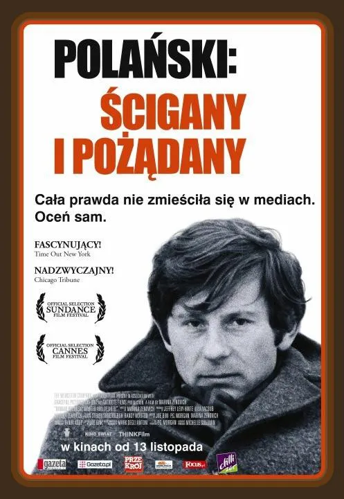 Plakat: Polański. Ścigany i pożądany