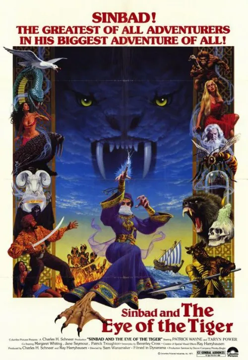 Plakat: Sindbad i Oko Tygrysa