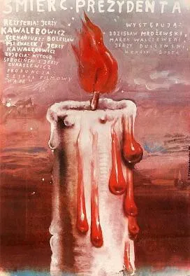 Plakat: Śmierć prezydenta
