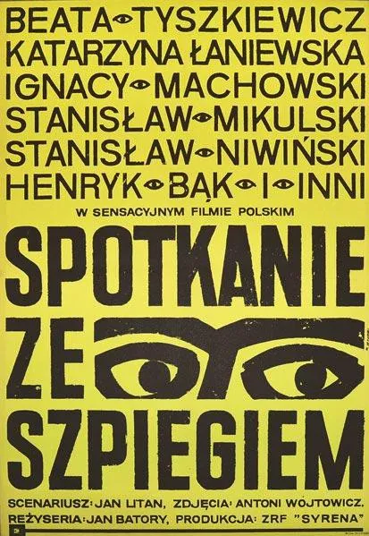 Plakat: Spotkanie ze szpiegiem