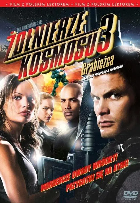 Plakat: Żołnierze kosmosu 3: Grabieżca