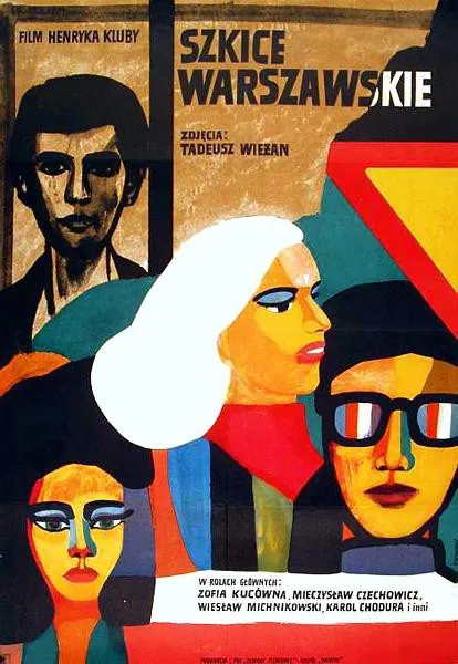 Plakat: Szkice warszawskie