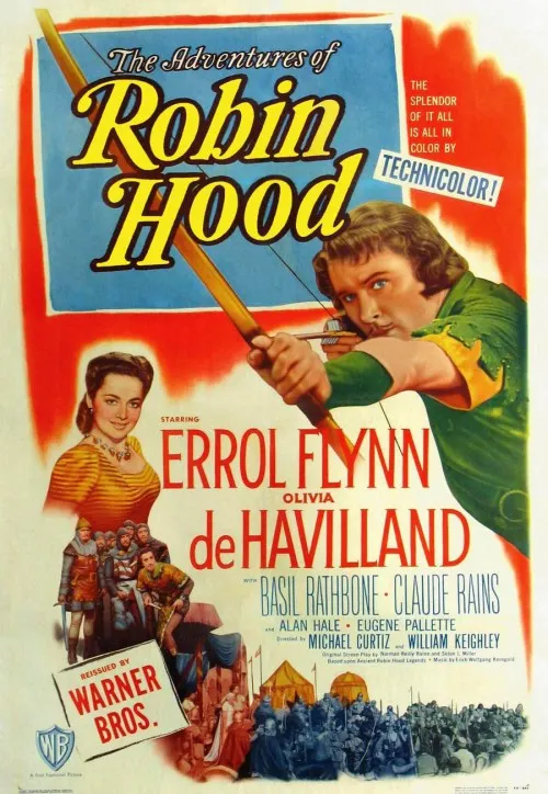 Plakat: Przygody Robin Hooda