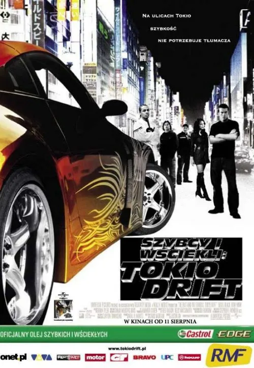 Plakat: Szybcy i wściekli: Tokio Drift