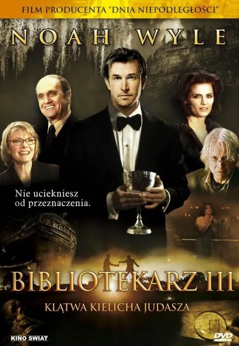 Plakat: Bibliotekarz 3. Klątwa kielicha Judasza