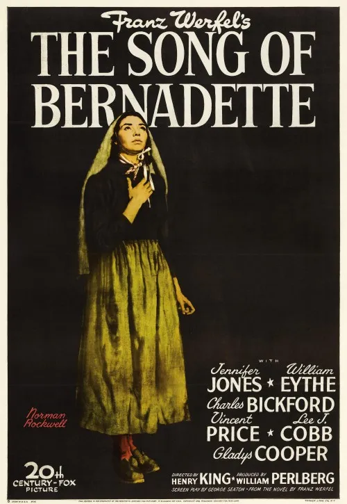 Plakat: Pieśń o Bernadette
