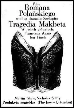 Plakat: Tragedia Makbeta