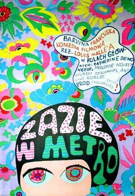 Plakat: Zazie w metrze