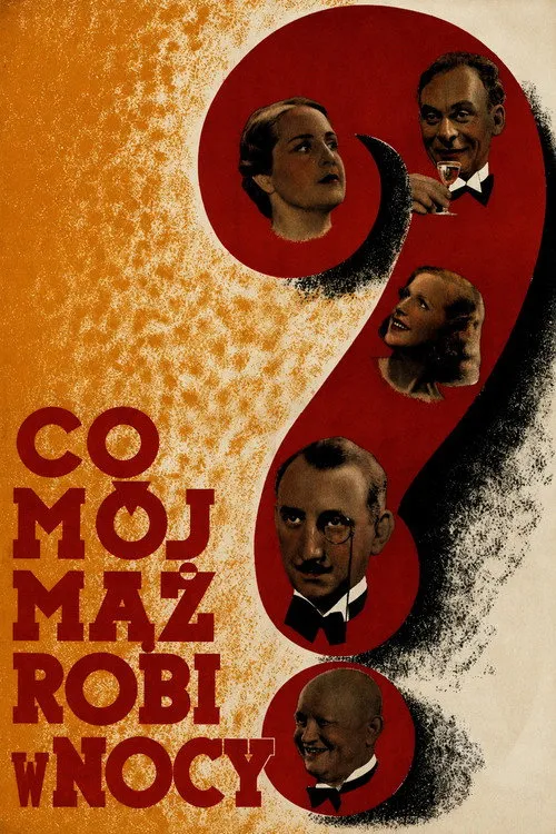 Plakat filmu Co mój mąż robi w nocy?