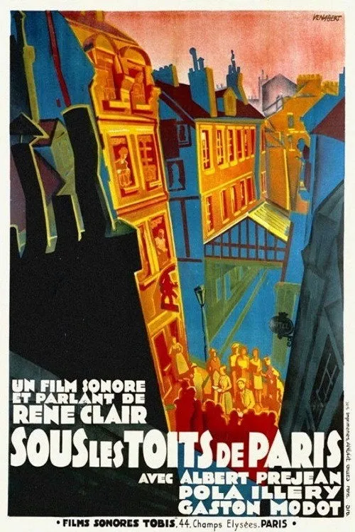 Plakat filmu Sous les toits de Paris