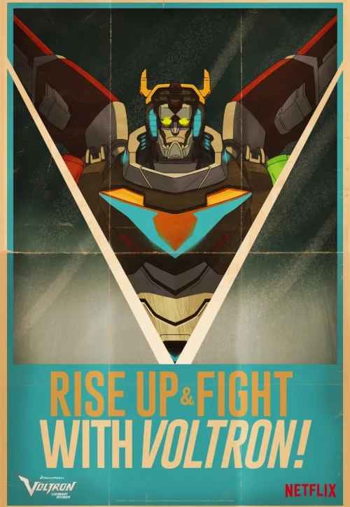 Plakat: Voltron. Legendarny Obrońca