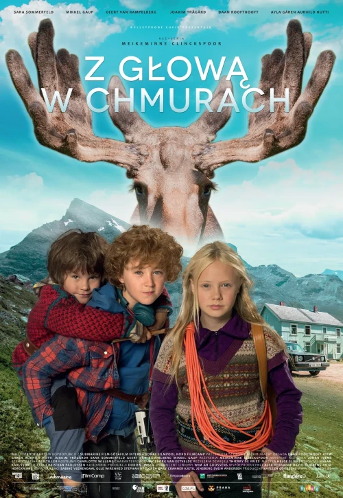 Plakat: Z głową w chmurach