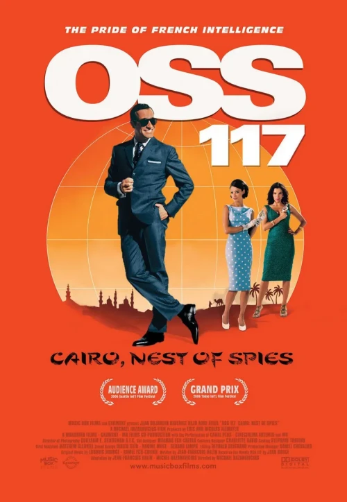 Plakat: OSS 117 - Kair, gniazdo szpiegów