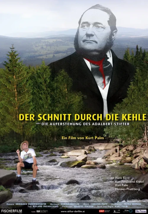 Plakat: Der Schnitt durch die Kehle oder Die Auferstehung des Adalbert Stifter