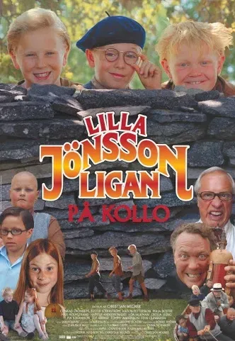 Plakat: Gang młodego Jönssona na letnim obozie