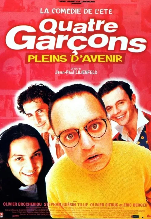 Plakat: Quatre garçons pleins d'avenir