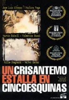 Plakat: Un crisantemo estalla en cinco esquinas