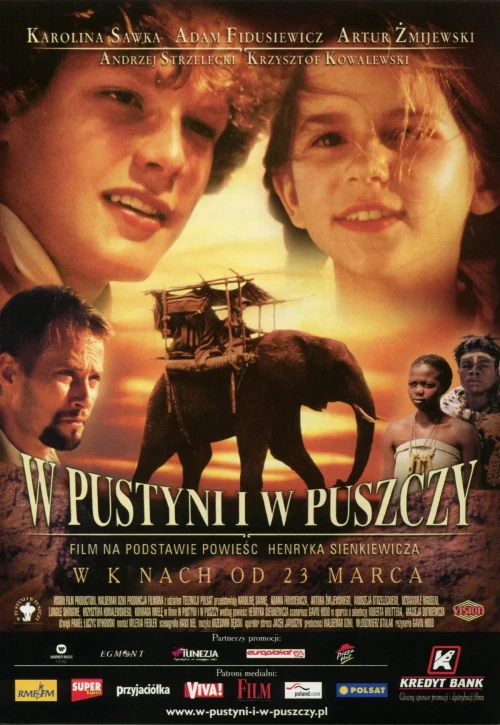 Plakat: W pustyni i w puszczy