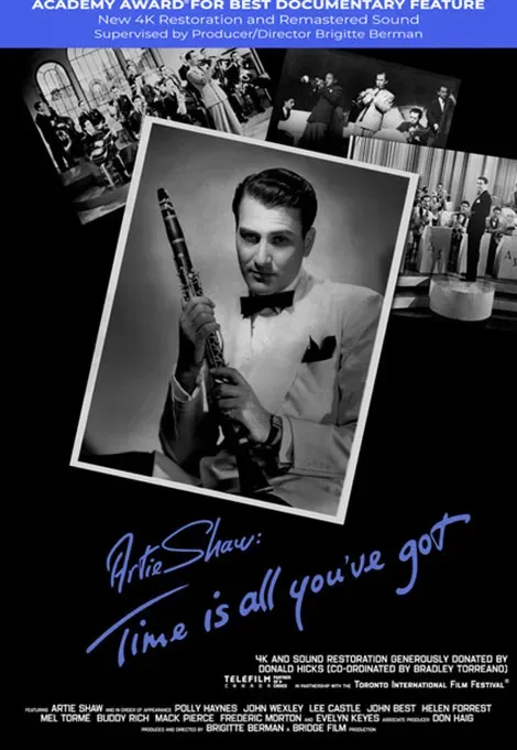 Plakat: Artie Shaw: Czas jest wszystkim co masz
