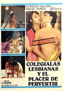 Plakat: Colegialas lesbianas y el placer de pervertir