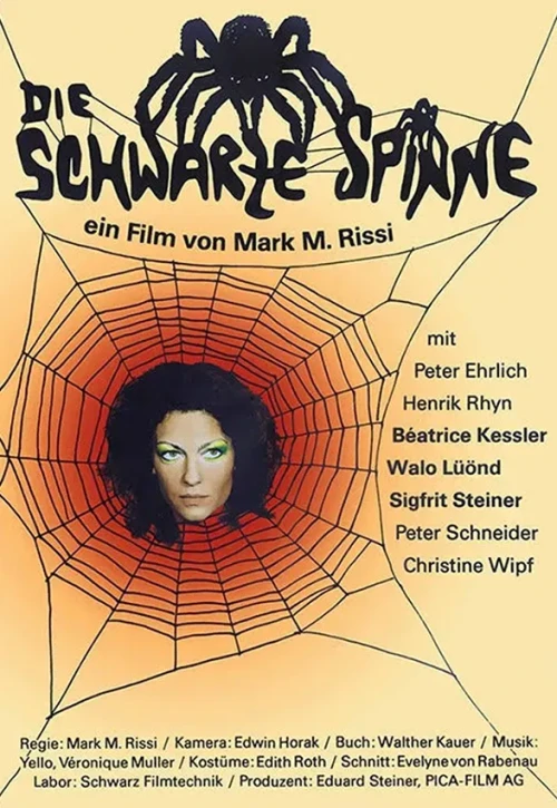 Plakat: Die schwarze Spinne