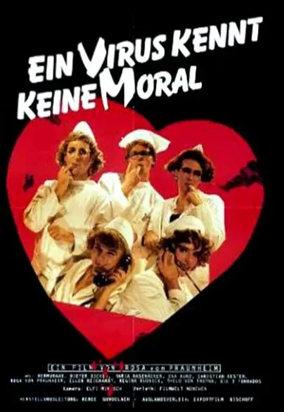 Plakat: Ein Virus kennt keine Moral