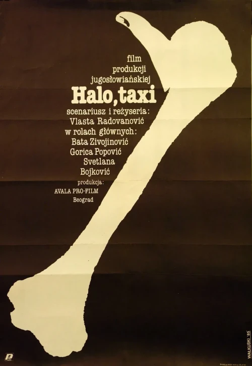 Plakat: Halo taxi